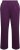 Ulla Popken Pull On Knit Straight Leg Pocket Pants Dark Blackberry - Jeansy & Spodnie w Dużych Rozmiarach – Plus Size - 