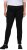 Ulla Popken Denim Look All Elastic Pocket Sienna Jeggings Black - Jeansy & Spodnie w Dużych Rozmiarach – Plus Size - 