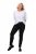 Ulla Popken Denim Look All Elastic Pocket Sienna Jeggings Black - Ulla Popken - Ulla Popken Odzież Plus Size