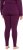 Ulla Popken Quick Dry Moisture Wicking Stretch Ski Leggings Grape Red - Jeansy & Spodnie w Dużych Rozmiarach – Plus Size - 