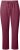 Ulla Popken Basic Drawstring Elastic Waist Cotton Blend Joggers Dark Berry - Jeansy & Spodnie w Dużych Rozmiarach – Plus Size - 