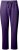 Ulla Popken Basic Drawstring Elastic Waist Cotton Blend Joggers Deep Violet - Jeansy & Spodnie w Dużych Rozmiarach – Plus Size - 