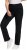 Ulla Popken Basic Mony Tapered Leg Stretch Pants Black - Jeansy & Spodnie w Dużych Rozmiarach – Plus Size - 