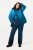 Ulla Popken HYPRAR Triple Function Ski Pants Teal - Odzież narciarska - 