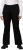 Ulla Popken Water Repellent Softshell Pants Black - Jeansy & Spodnie w Dużych Rozmiarach – Plus Size - 