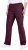 Ulla Popken Bengaline Elastic Waist Thermal Pants Aubergine - Jeansy & Spodnie w Dużych Rozmiarach – Plus Size - 