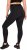 Ulla Popken Lightfit Quick Drying Leggings Black - Jeansy & Spodnie w Dużych Rozmiarach – Plus Size - 