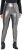 Ulla Popken Metallic Faux Leather Leggings Silver - Jeansy & Spodnie w Dużych Rozmiarach – Plus Size - 