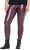 Ulla Popken Metallic Faux Leather Leggings Plum - Jeansy & Spodnie w Dużych Rozmiarach – Plus Size - 