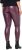 Ulla Popken Metallic Faux Leather Leggings Plum - Jeansy & Spodnie w Dużych Rozmiarach – Plus Size - 