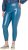 Ulla Popken Metallic Faux Leather Leggings Teal - Jeansy & Spodnie w Dużych Rozmiarach – Plus Size - 