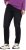 Ulla Popken Rhinestone Detail Stretch Fit Jeans Black - Jeansy & Spodnie w Dużych Rozmiarach – Plus Size - 