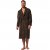 JP1880 Bathrobe Extra Soft Terry Cloth Brown - Bielizna & stroje kąpielowe - Bielizna & Stroje kąpielowe 2XL-8XL