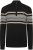 Kam Jeans 93 Stripe 1/4 Zipper Knitted Sweater Black - Bluzy & bluzy z kapturem - Bluzy & Bluzy z kapturem 2XL-12XL