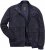 JP1880 Soft Goatskin Suede Leather Jacket Navy - Kurtki skórzane - Kurtki skórzane w dużych rozmiarach