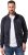 JP1880 Soft Goatskin Suede Leather Jacket Navy - Kurtki skórzane - Kurtki skórzane w dużych rozmiarach