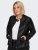 Only Carmakoma Robber Leather Jacket Black - Kurtki skórzane - 