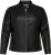 Only Carmakoma Robber Leather Jacket Black - Kurtki skórzane - 
