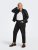 Only Carmakoma Robber Leather Jacket Black - Kurtki skórzane - 