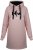 Nora Mikken KADRI Long Hoodie PINK - Bluzy & bluzy z kapturem - 