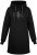 Nora Mikken KADRI WHITE Long Hoodie Black - Bluzy & bluzy z kapturem - 