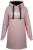 Nora Mikken KADRI WHITE Long Hoodie Pink - ODZIEŻ DAMSKA XS-XXL - 