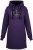Nora Mikken KADRI WHITE Long Hoodie Purple - Bluzy & bluzy z kapturem - 