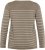 Kaffe Curve Linia Boatneck Pullover Morel Melange with Silver Lurex - Swetry dzianinowe - 