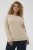Kaffe Curve Jina Knit Pullover Feather Grey Melange - Swetry dzianinowe - 