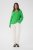 Kaffe Curve Metty Pullover Bright Green - Swetry dzianinowe - 
