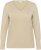 Kaffe Curve Lizzy Long Sleeve Pullover Feather Grey Melange - Swetry dzianinowe - 
