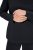 Ulla Popken Basic Long Sleeve Slim Fit Turtleneck Black - Bluzy & bluzy z kapturem - Przytulne bluzy, hoody i swetry