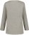Ulla Popken Back To Basics V-Neck Relaxed Fit Cotton Tee Light Grey Melange - T-shirty - 