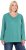 Ulla Popken Back To Basics V-Neck Relaxed Fit Cotton Tee Green - Ulla Popken - 