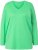 Ulla Popken Back To Basics V-Neck Relaxed Fit Cotton Tee Mint Green - T-shirty - 