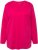 Ulla Popken Back To Basics V-Neck Relaxed Fit Cotton Tee Magenta Pink - T-shirty - 