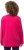 Ulla Popken Back To Basics V-Neck Relaxed Fit Cotton Tee Magenta Pink - T-shirty - 