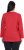 Ulla Popken Back To Basics V-Neck Relaxed Fit Cotton Tee Salsa Red - T-shirty - 