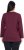 Ulla Popken Back To Basics V-Neck Relaxed Fit Cotton Tee Dark Berry - T-shirty - 