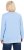 Ulla Popken Back To Basics V-Neck Relaxed Fit Cotton Tee Light Blue - T-shirty - 