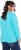 Ulla Popken Back To Basics V-Neck Relaxed Fit Cotton Tee Deep Aqua - T-shirty - 