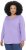 Ulla Popken Back To Basics V-Neck Relaxed Fit Cotton Tee Pale Lilac - T-shirty - 