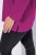 Ulla Popken Back To Basics V-Neck Relaxed Fit Cotton Tee Berry - T-shirty - T-shirty damskie plus size