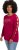 Ulla Popken Rhinestone Accent Statement Cutout Sleeve Stretch Knit Top Wine Red - Koszulki z nadrukiem dla kobiet - 