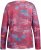 Ulla Popken Graphic Print Recycled Polyester Quick Dry Stretch Top Salsa Red - Koszulki z nadrukiem dla kobiet - 