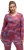 Ulla Popken Graphic Print Recycled Polyester Quick Dry Stretch Top Salsa Red - Koszulki z nadrukiem dla kobiet - 