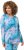 Ulla Popken Marble Ski Top with Gaiter Bright Turquoise - Koszulki z nadrukiem dla kobiet - 