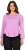 Ulla Popken Layered Look Memories Embroidered Long Sleeve Tee Amethyst - Koszulki z nadrukiem dla kobiet - 