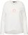 Ulla Popken Star Long Sleeve Graphic Tee Off-White - Koszulki z nadrukiem dla kobiet - 