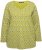 Ulla Popken Allover Graphic Long Sleeve Tee Avocado Green - Koszulki z nadrukiem dla kobiet - 